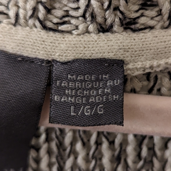 𝅺quinn Scoop Neck Grey Pullover Zipper Accent Sweater size large - Picture 6 of 6